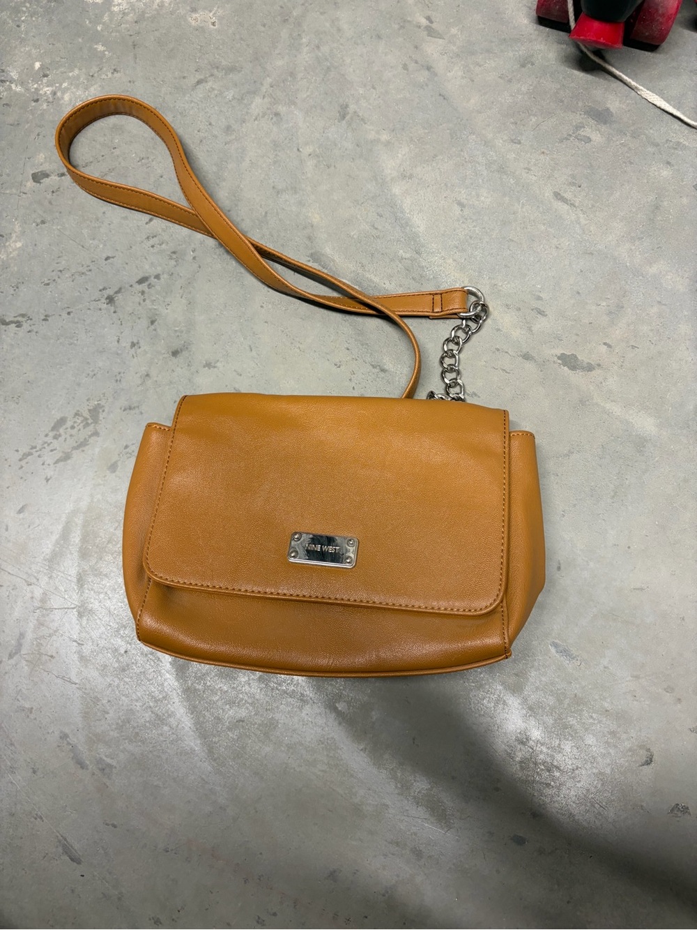 Nine West Tan Crossbody Bag - Classic Shoulder Purse